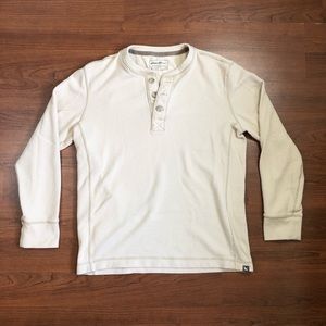 Eddie Bauer long sleeve Henley EUC
